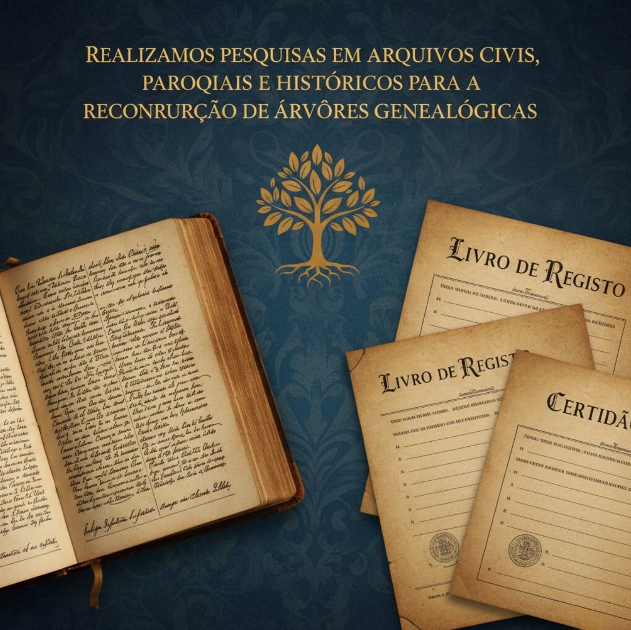 Pesquisa genealógica - imagem ilustrativa